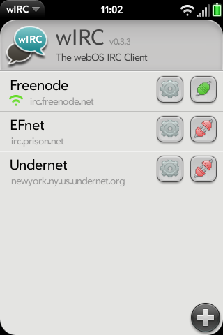 wIRC para webOS se actualiza a 0.3.2